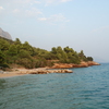 Wybrzeże Adriatyku. Góry dosłownie wkraczają do morza. (fot. P. Olejniczak)<br>