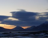 Chmury Altocumulus lenticularis 26.10.2012 (fot. Maciej Benedyk)