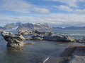 Przybrzeżne skały pod Gnålberget są bardzo malownicze jednak żegluga między nimi może być niebezpieczna. Fot. Katarzyna Jankowska
